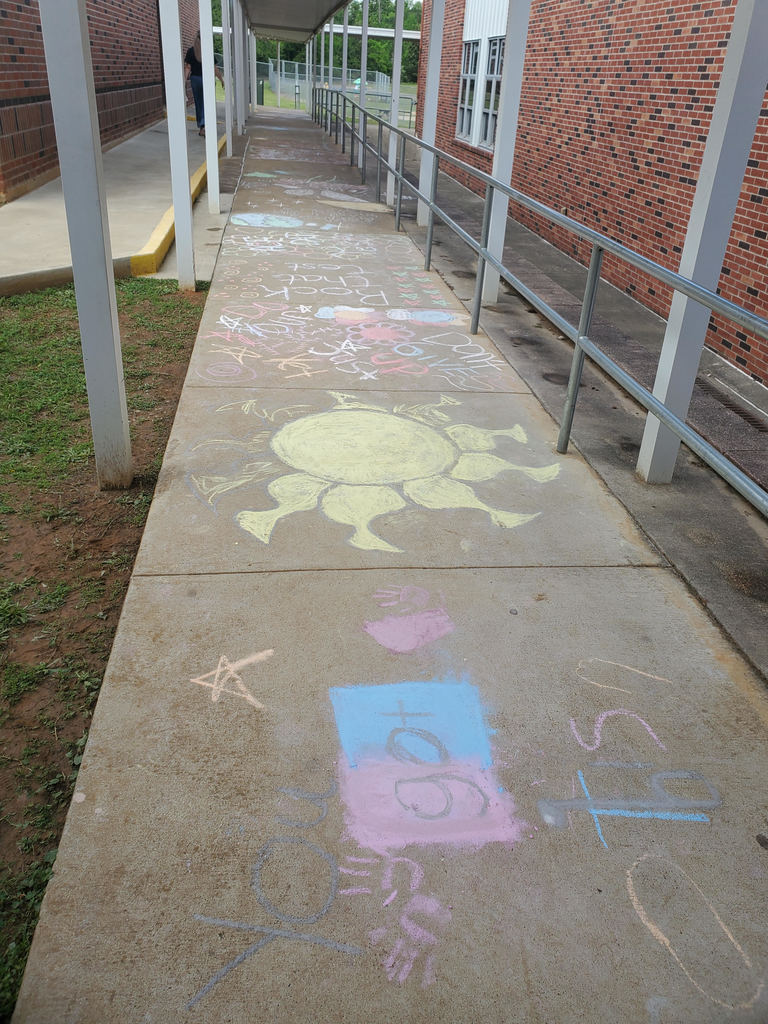Sidewalk drawing 