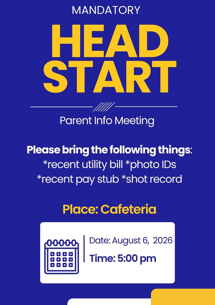 Head Start Parent Meeting