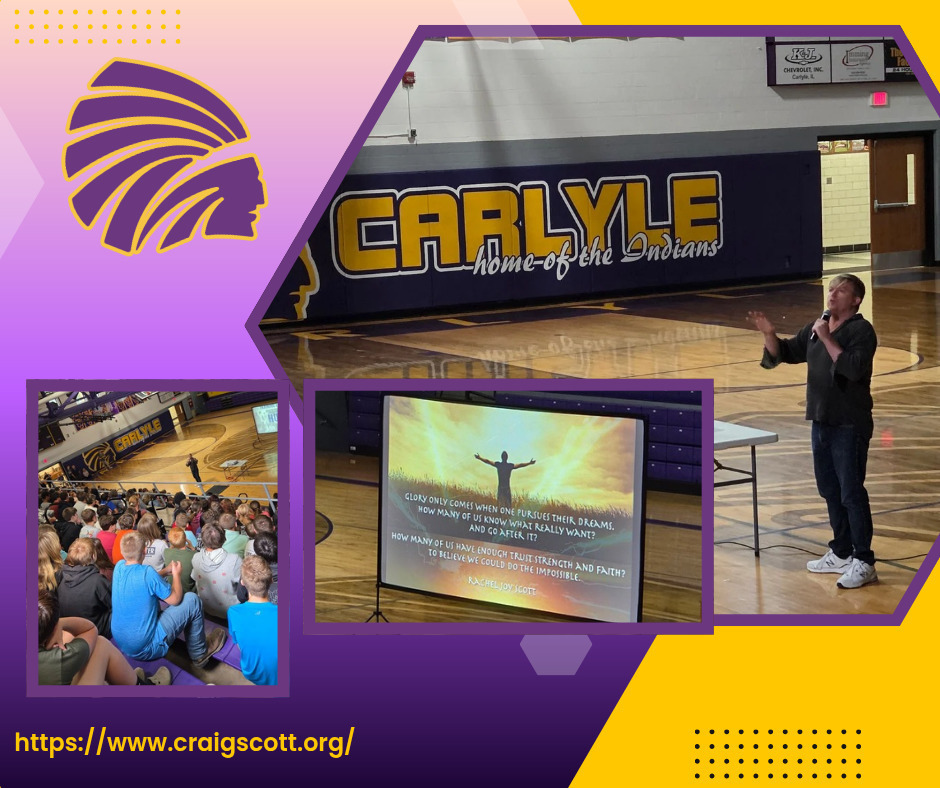 Craig Scott, National Speaker at Carlyle HS