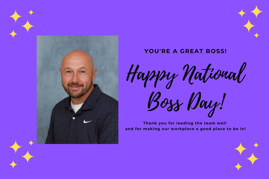 Black and Gold National Boss Day Card