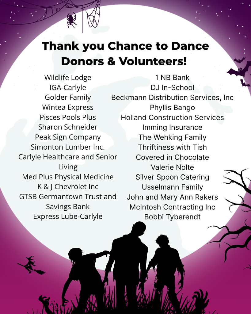 thank you post for chance to dance donors and volunteers