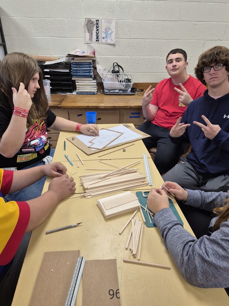 Students work together in Ms. Millburg's shop