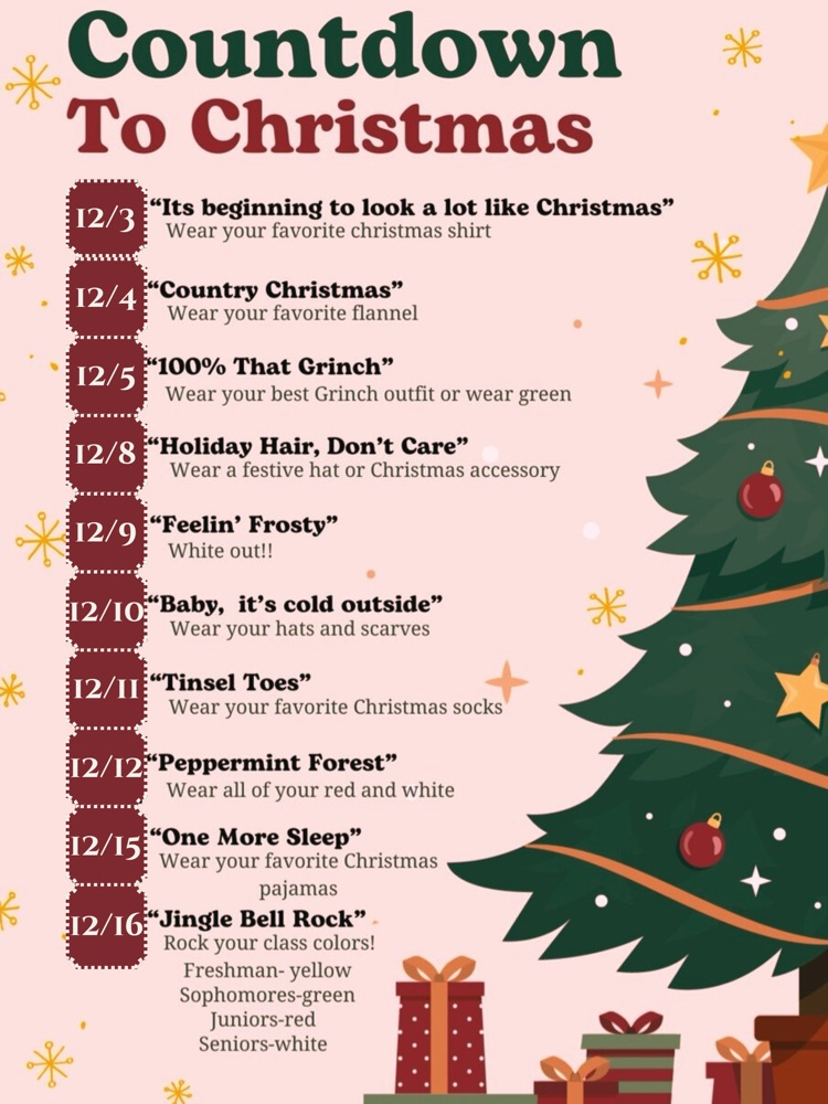 flyer for the holiday dress up day