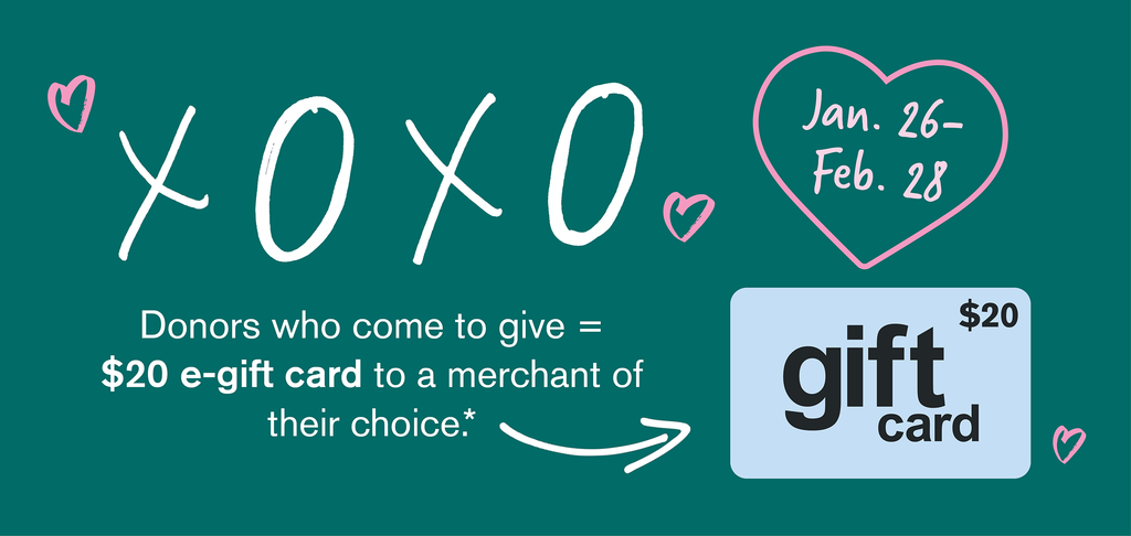 Flyer for the blood drive