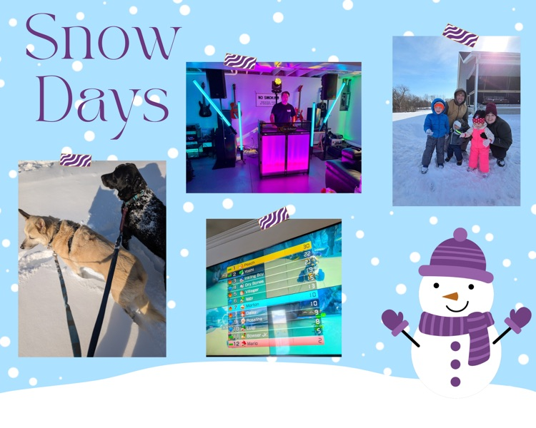 photos of teachers from the snow days