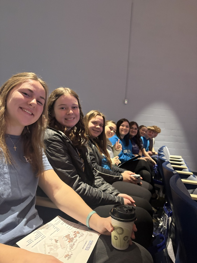 students in the auditorium