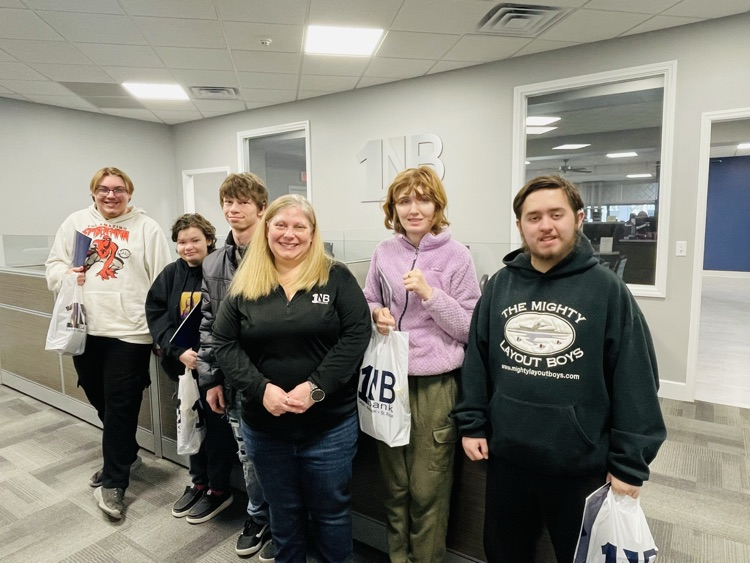 life skills students explore the bank