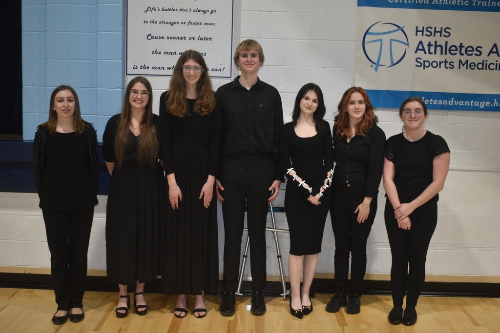 a photo of CHS honor band members