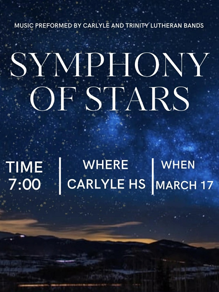 flyer for spring concert