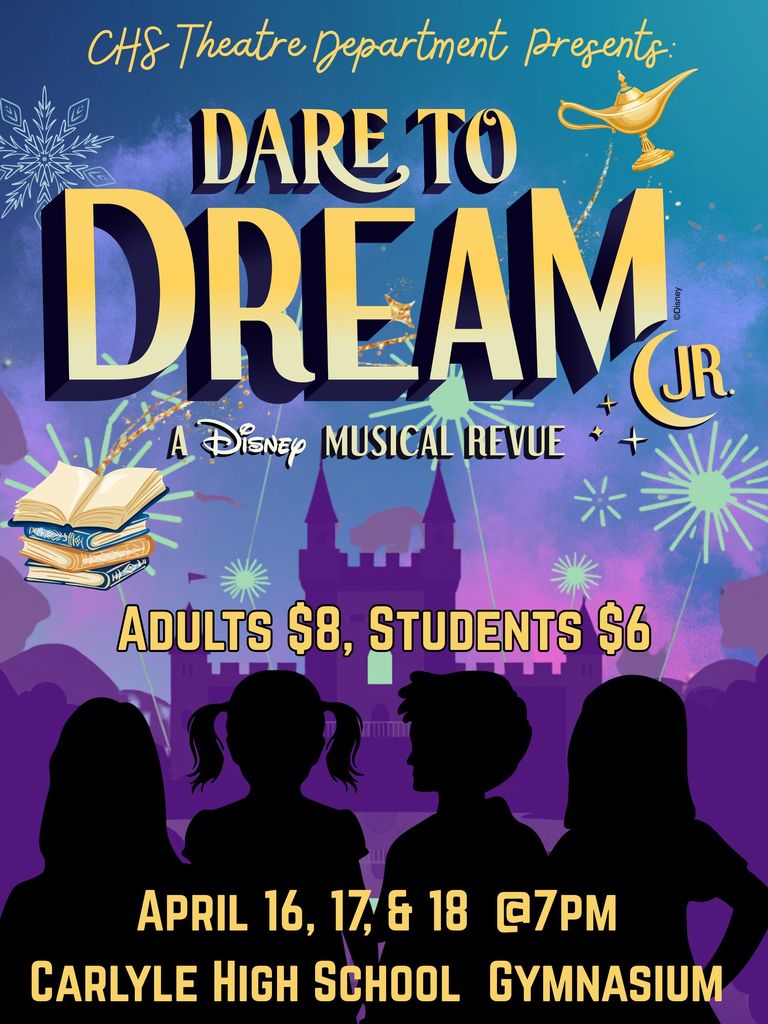 flyer for Dare to Dream Jr. Musical