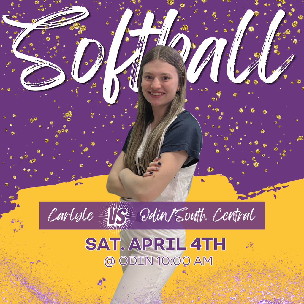 flyer for saturday's softball game