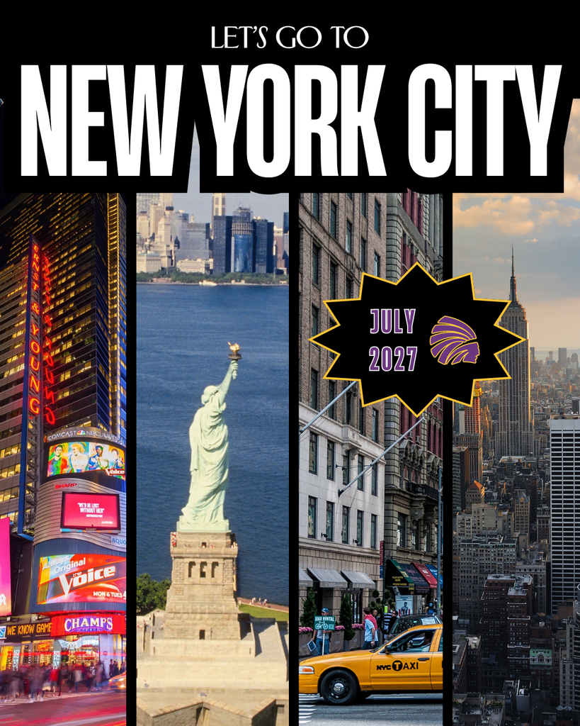 flyer for NYC trip