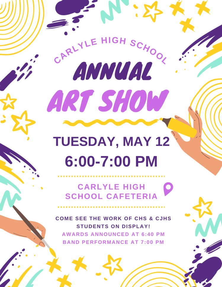 band and art show flyer