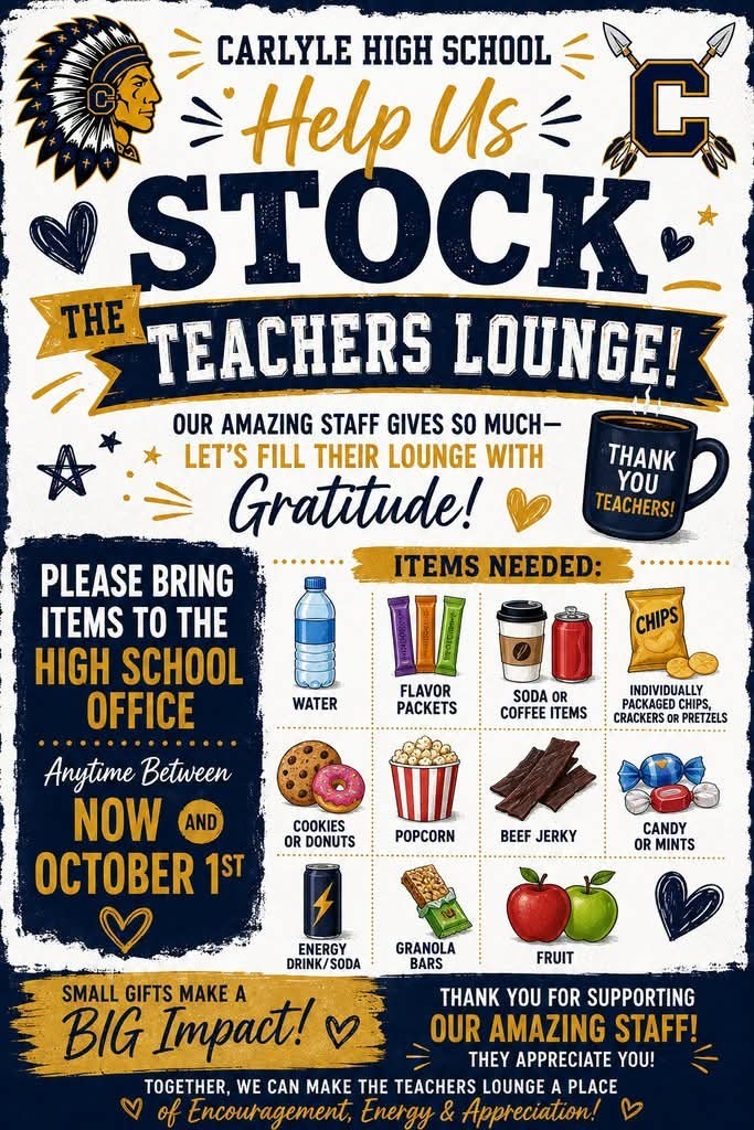Stock the Lounge at CHS