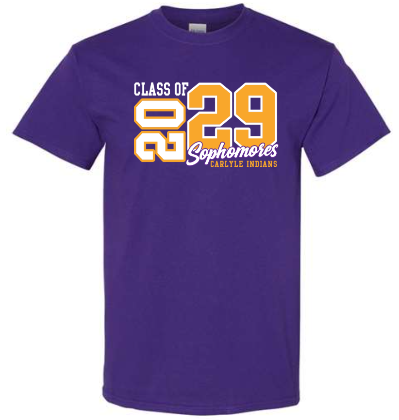 Sophomore class shirts