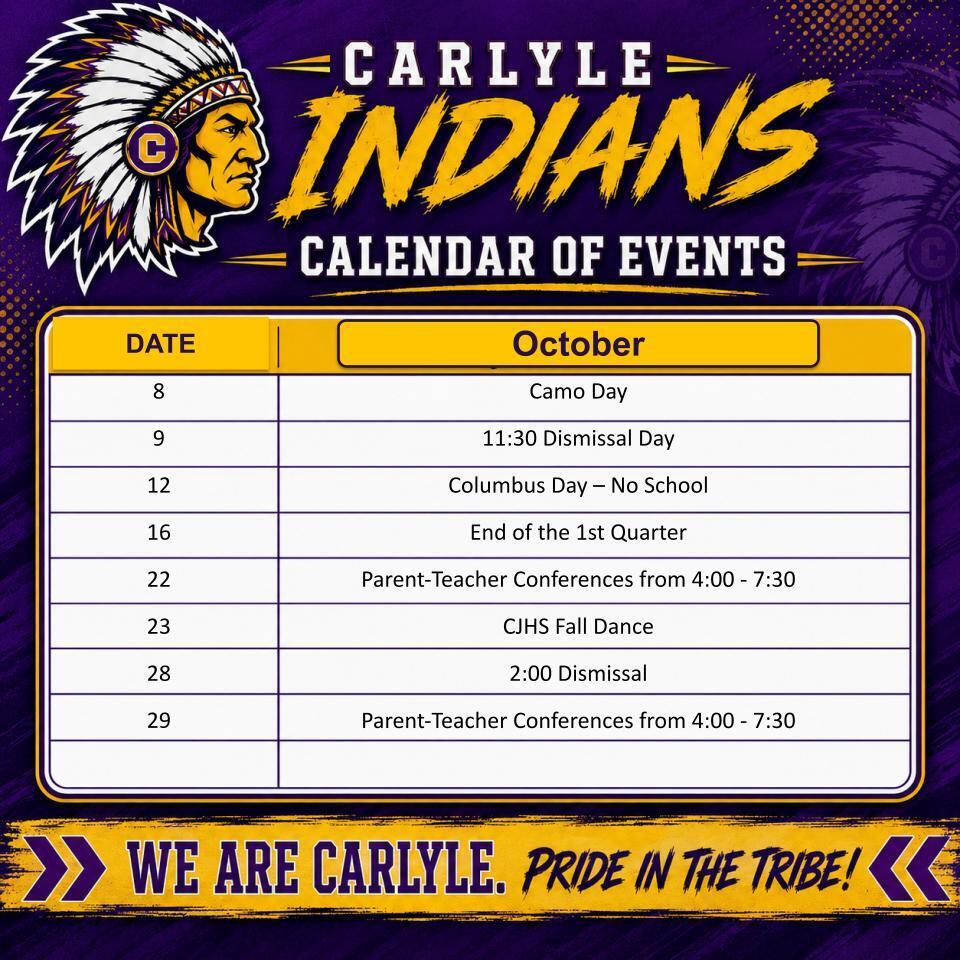 October Calendar