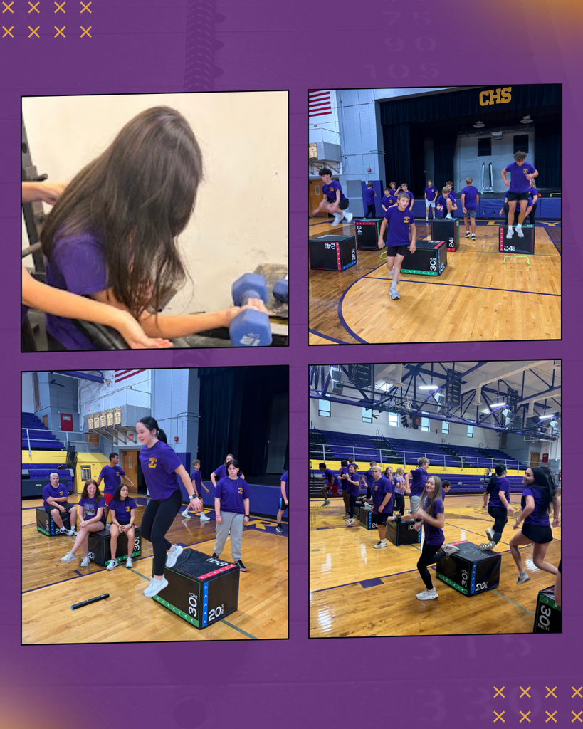 Collage of athletic pe