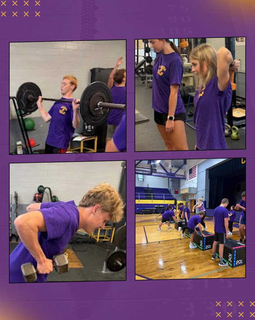 Collage of athletic pe