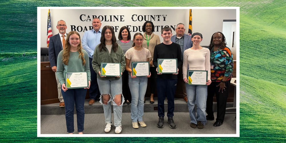 group photo, board, Carson Scholars