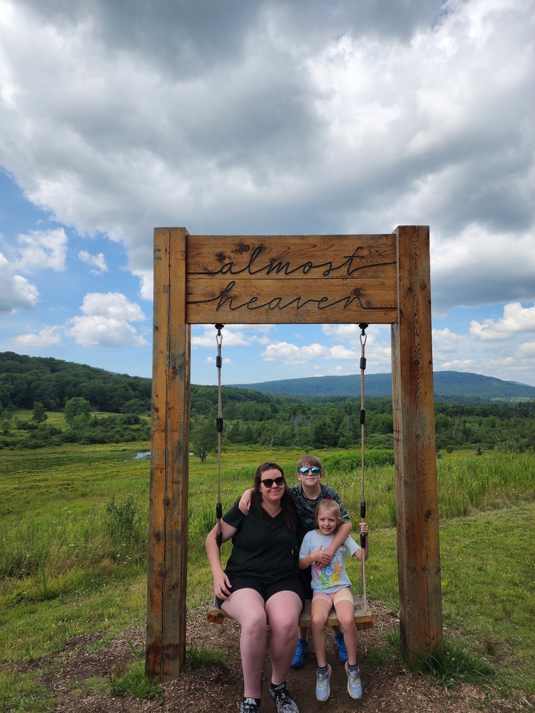 Ms. Byerly and family explored the Bluestone State Park!