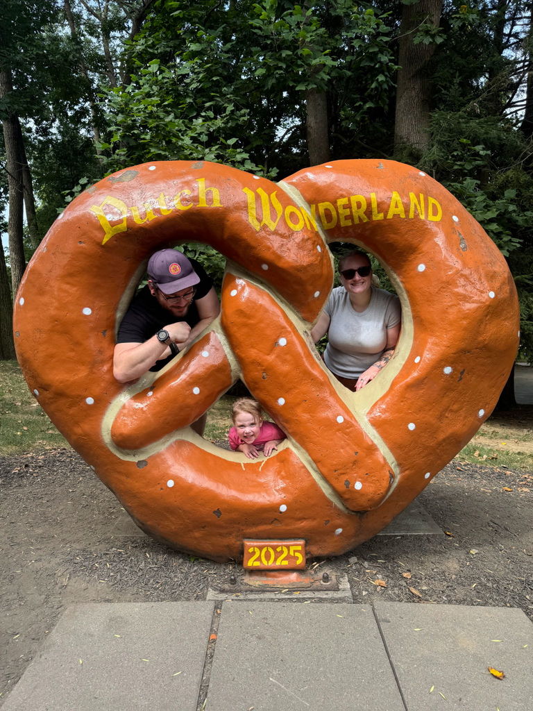 Mr. Kinnamon and family went to Dutch Wonderland!