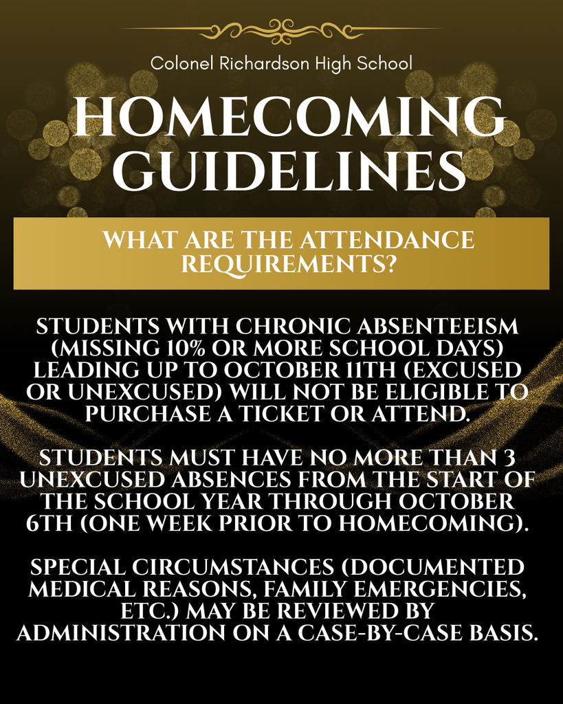 Homecoming Guidelines
