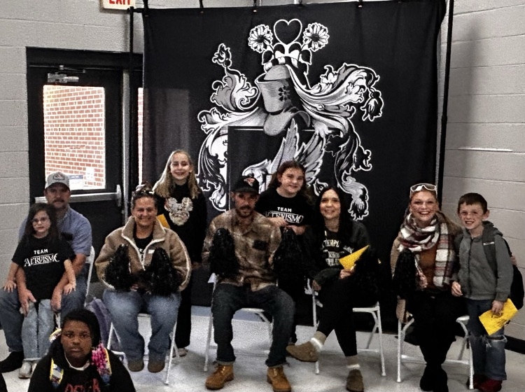 Falcon families at pep rally