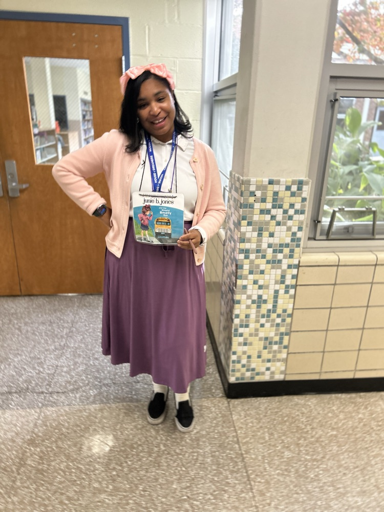 Mrs. Bolden on book character costume
