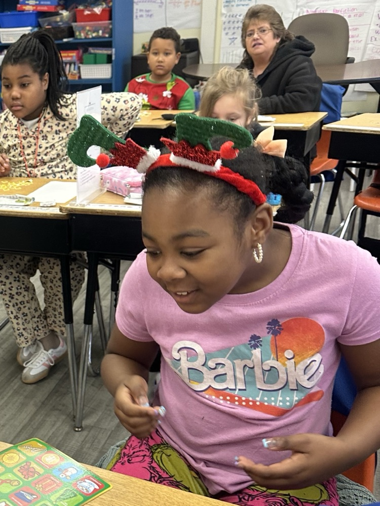 student playing game 