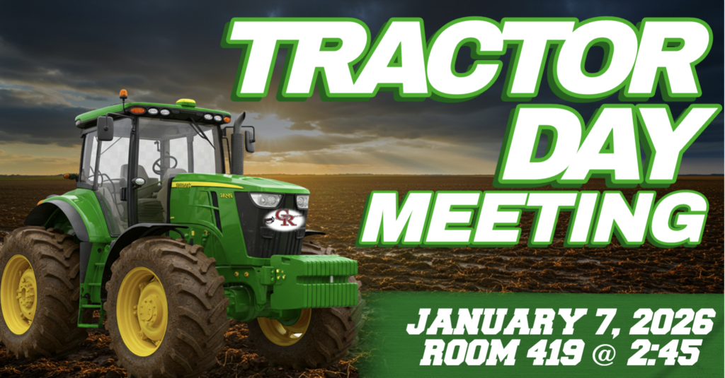 Tractor Day Student Meeting