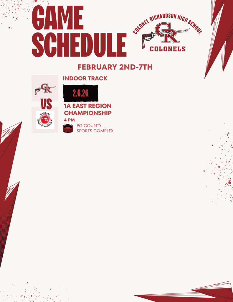 CRHS Athletic Schedule