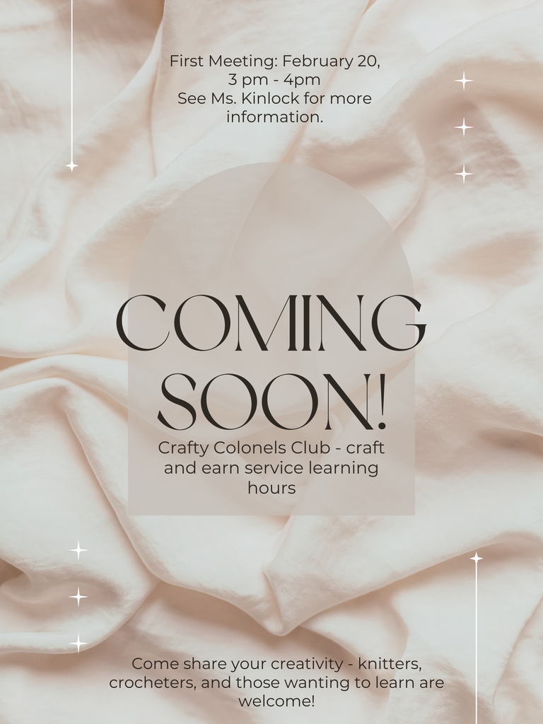 Crafty Colonels Club