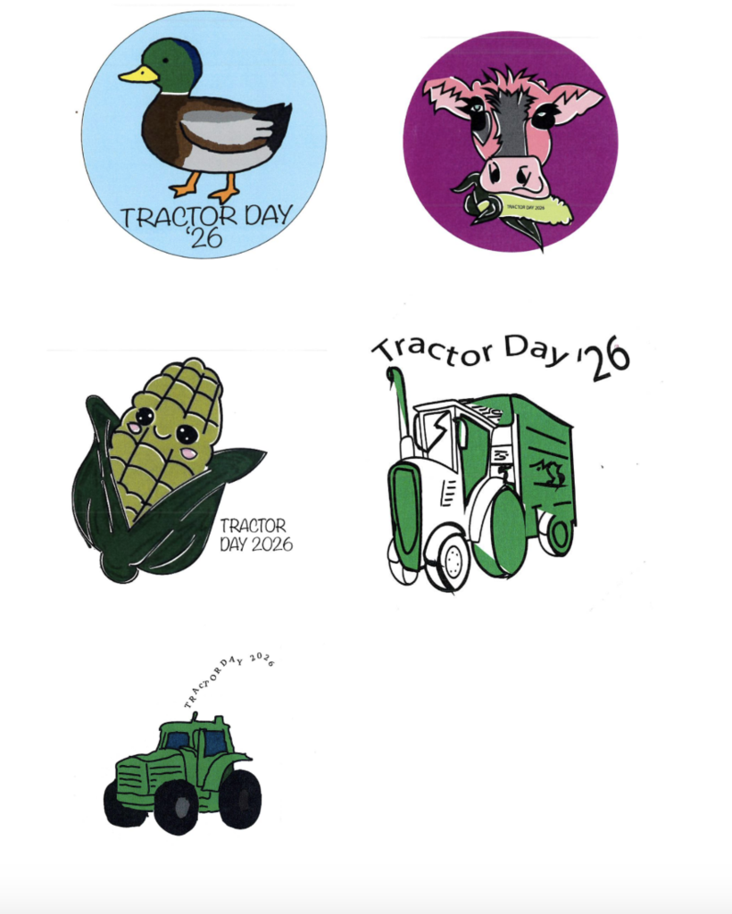 Tractor Day Stickers