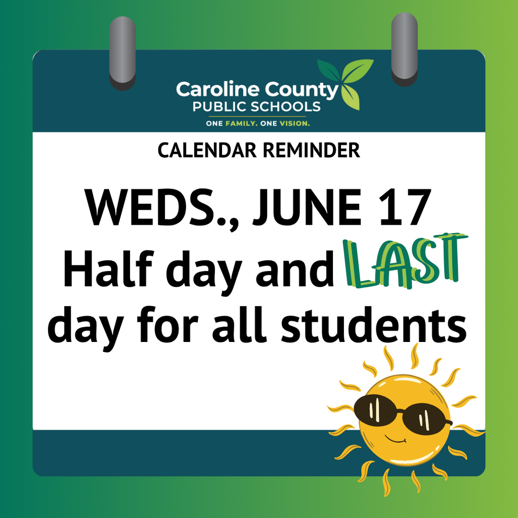 Last Day June 17 - half day