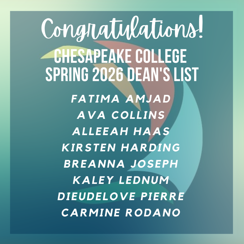 Chesapeake College Dean's List