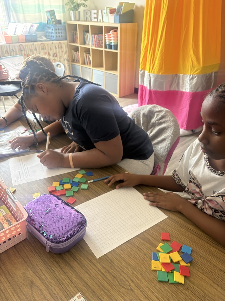 students at work 