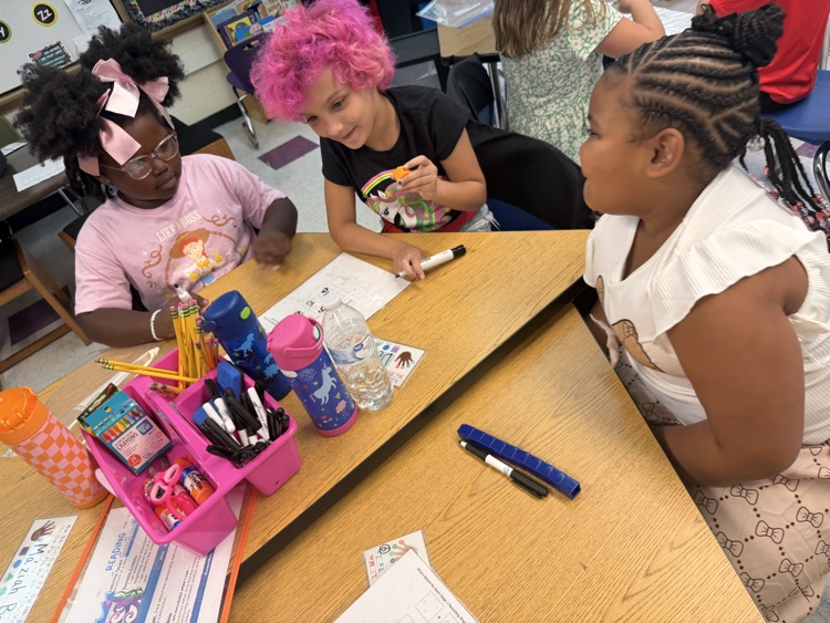 students at work 