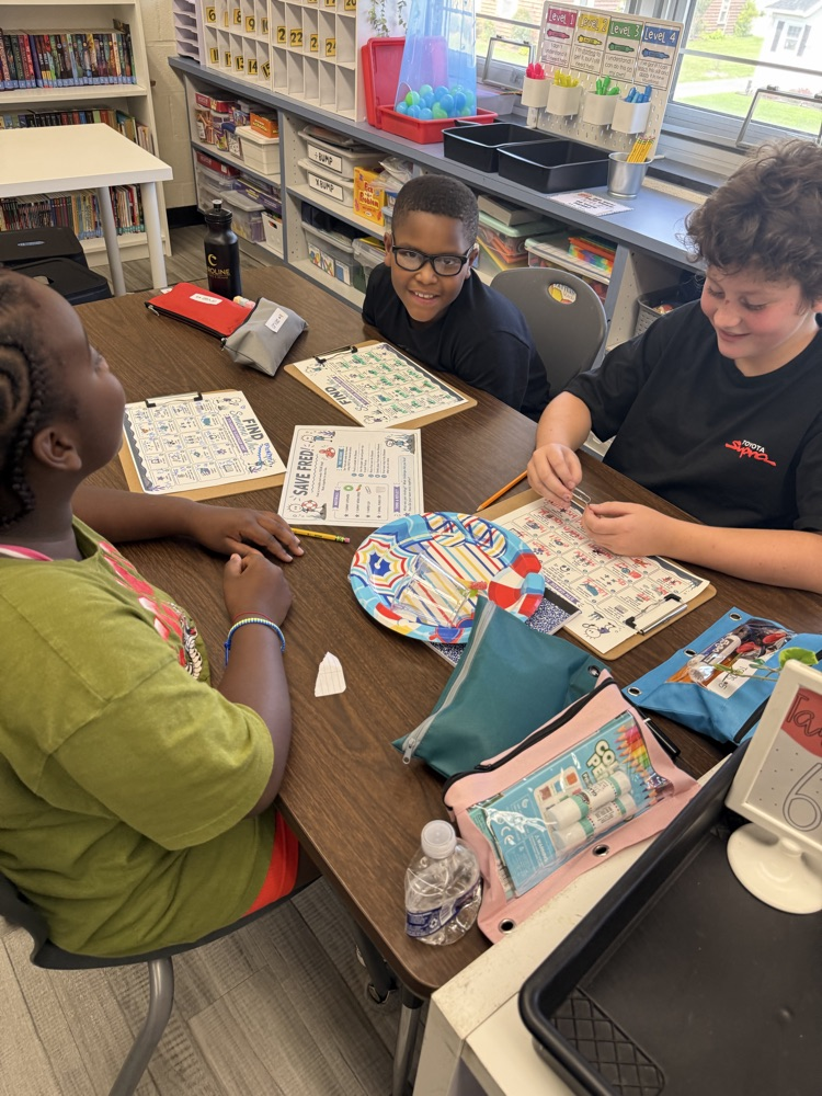 students at work 