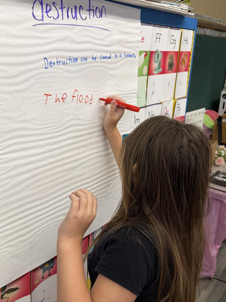 student at work
