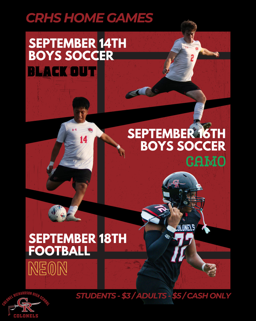 CRHS Home Games