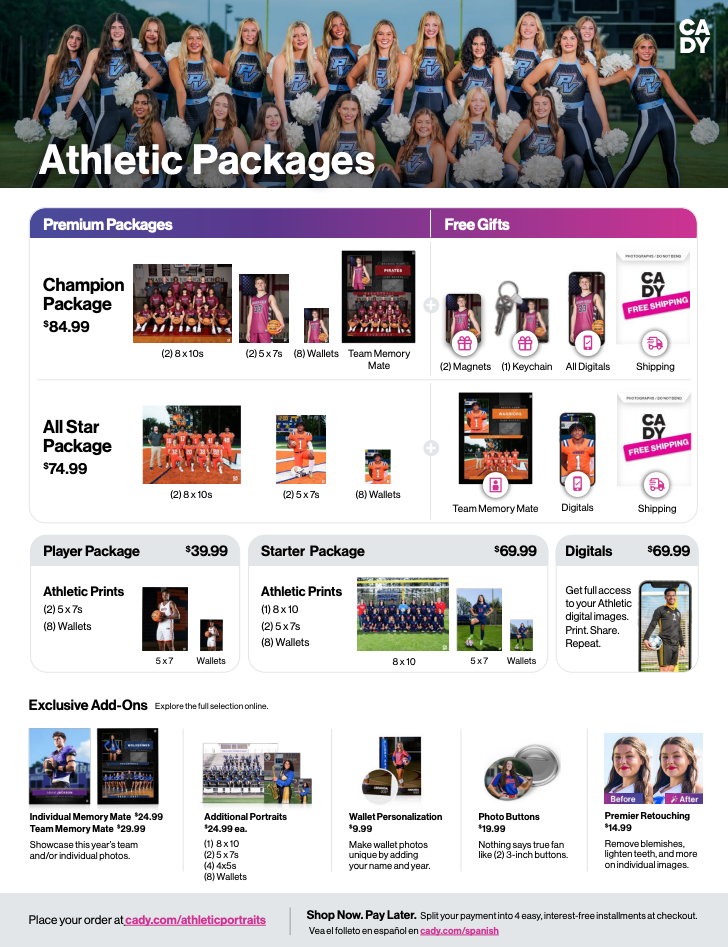 Athletic Packages