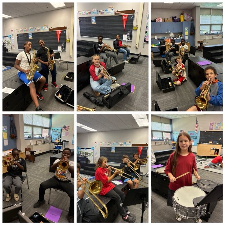band & strings students 