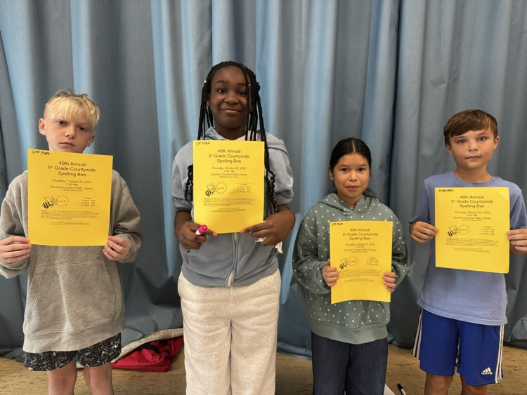 Congratulations to our 5th grade Spelling Bee winners!🐬