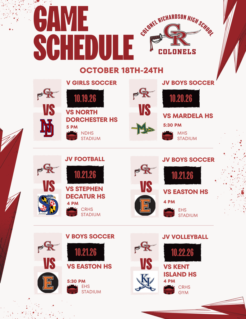 CRHS Athletic Events