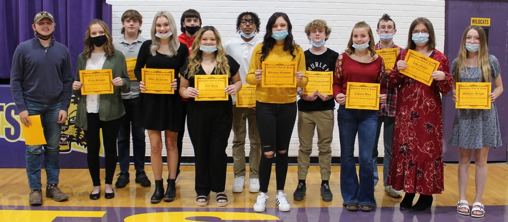 Potential Wall of Fame Members 2021 (Freshmen)