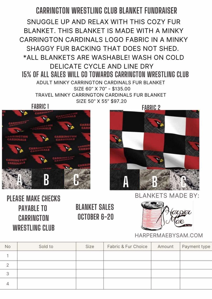 wrestling club fundraiser 