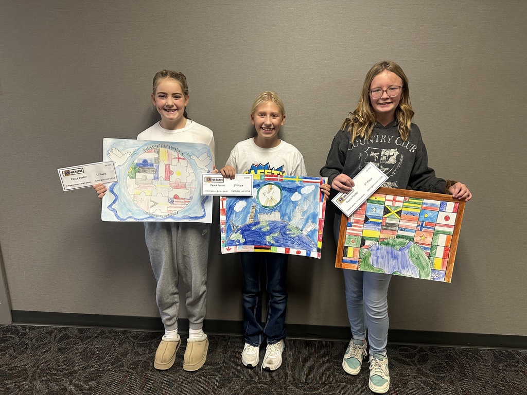 Peace Poster Contest Winners
