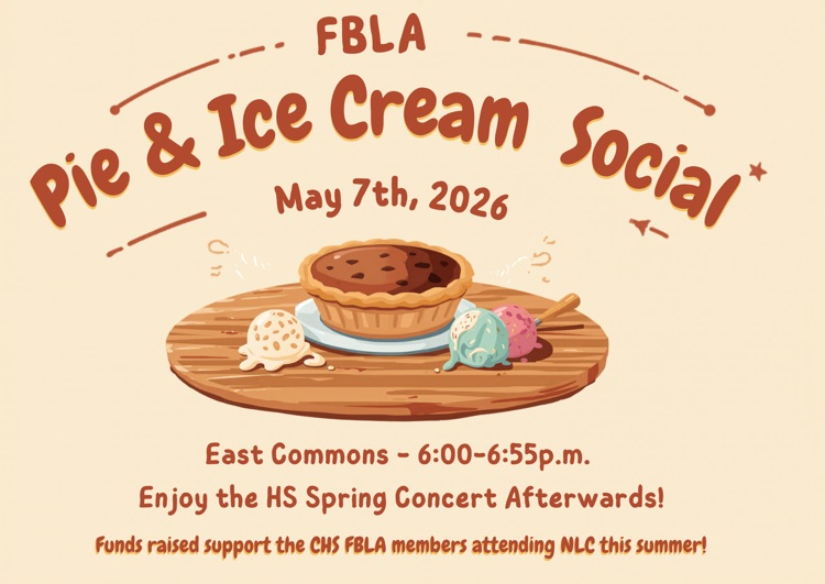 FBLA pie and ice cream social