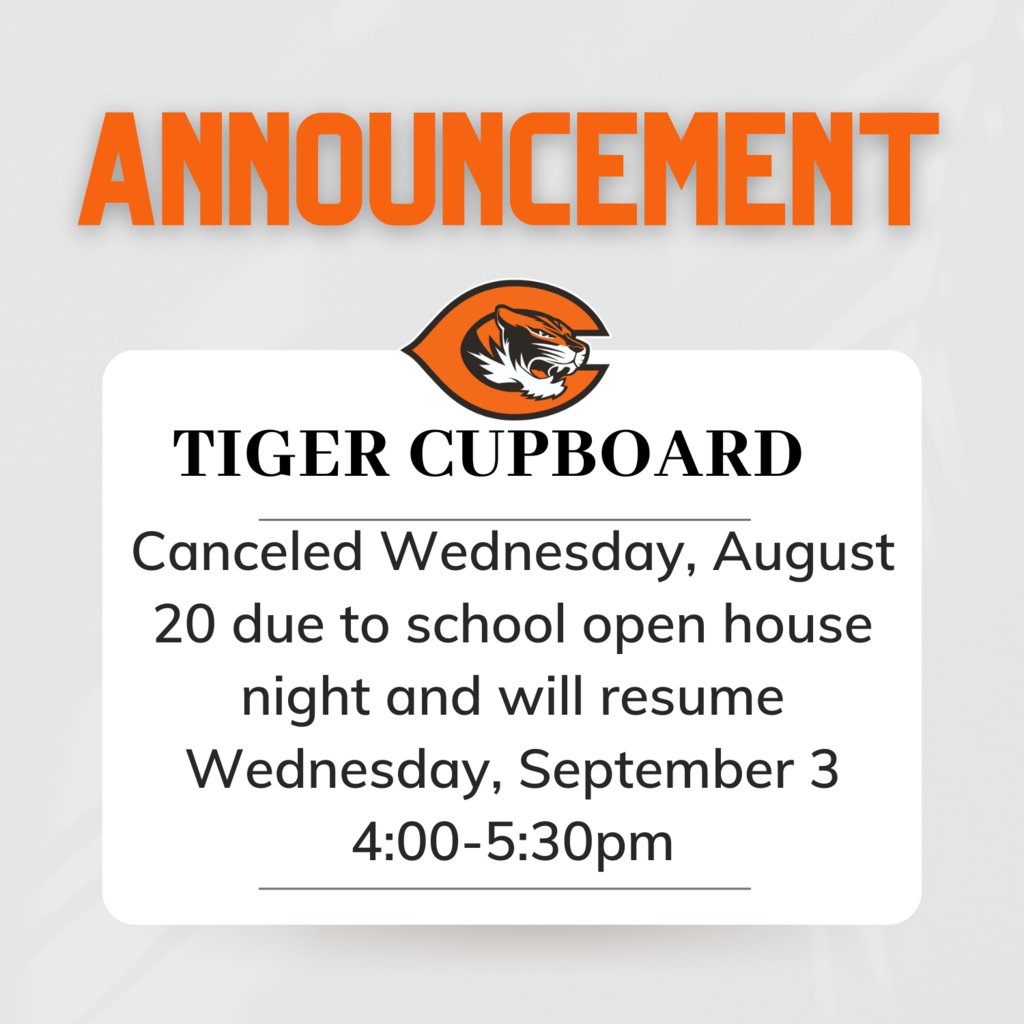 Tiger Cupboard Announcement