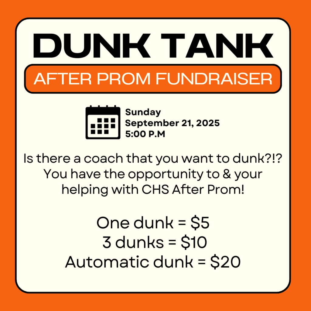 after prom dunk tank